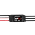 thumbnail image 2 of 2-4S Brushless 30A ESC with 5V2A UBEC: Smooth Throttle Control for RC Quads, 2 of 8