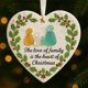 thumbnail image 2 of Elegante adorno familiar de vidrio marino en forma de corazón para árbol de Navidad, decoración del hogar, regalo, símbolo de unidad, pieza de arte acrílico para colgar en la pared., 2 of 6