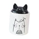 thumbnail image 5 of Tarro de cerámica para guardar comida en forma de gato con tapa hermética para guardar bocadillos en la alacena o la encimera. Pequeño, 5 of 9