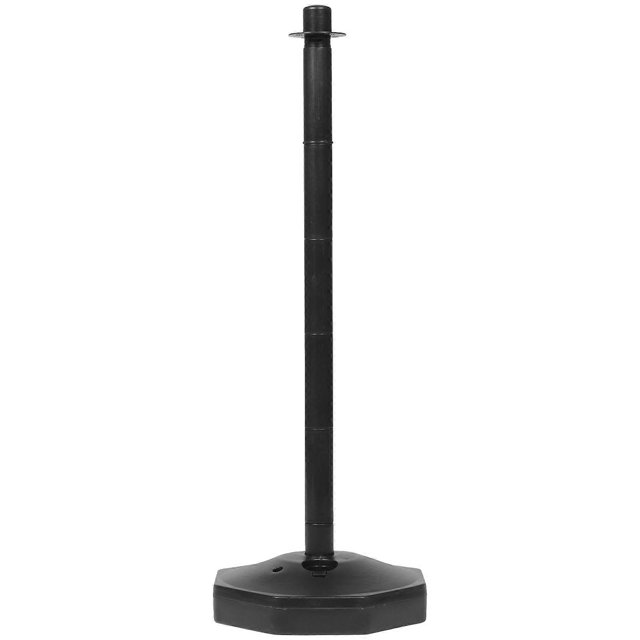 Outdoor Isolation Column Crowd Control Railing Supermarket Black 85X31CM Cylindrical 1 Pack