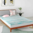 thumbnail image 2 of 2 Inch Gel Memory Foam Mattress Topper, Ventilated Foam Bed Topper, Comfort Body Support & Pressure Relief, CertiPUR-US Certified, Queen Mattress Topper, 2 of 7
