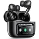 thumbnail image 1 of Auriculares inalámbricos 【con Pantalla táctil Inteligente】 Auriculares Bluetooth 5.4, Resistencia al Agua IPX5, Type-C (Blanco),Negro, 1 of 11
