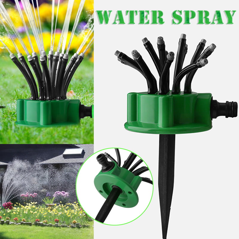 Noodle Head 360 Degree Adjustable Lawn Sprinkler Water Sprayer Irrigation System 