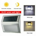 thumbnail image 5 of HESHENG Outdoor Solar Powered Lights, Solar Led Waterproof Lighting for Deck, Fence, Patio, Front Door, Stair, Landscape, Yard and Driveway Path, Warm Light 2PACK, 5 of 7