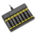 thumbnail image 3 of Cargador de Batería ANGGREK USB de ocho ranuras pantalla LCD protección inteligente, 3 of 8