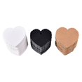 thumbnail image 2 of 100pcs Kraft Paper Heart-shaped Small Label,brown, 2 of 4