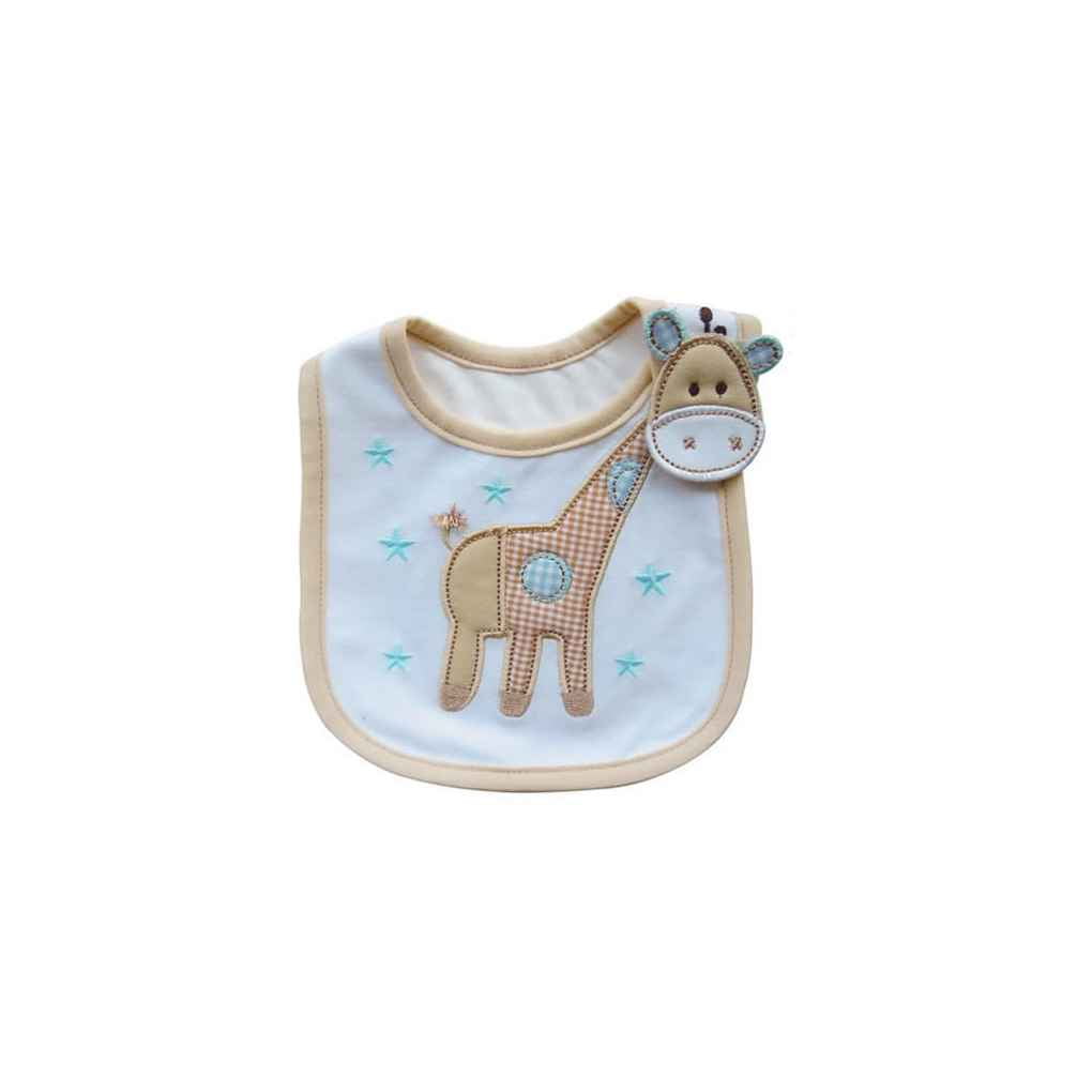 Cute Cartoon Pattern Baby Cotton Bib Infant Waterproof Saliva Towel Bib Apron Burp Cloths Feeding Wear