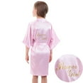 thumbnail image 3 of RTKFRFLM Girls Kids Kimono Robe 3/4 Sleeve Floral Embroidered Lightweight Wedding Pageant Flower Girl Cover Up Robe, 3 of 6