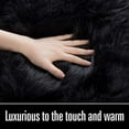 Sanmadrola Luxury Soft Faux Sheepskin Couch Seat Cushion Fake Fur Area