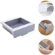 thumbnail image 3 of Organizador debajo del escritorio Autoadhesivo oculto Cajón debajo de la mesa Gran capacidad Sin perforaciones Debajo de la mesa Cajón organizador Titular Caja de almacenamiento extensible, 3 of 5