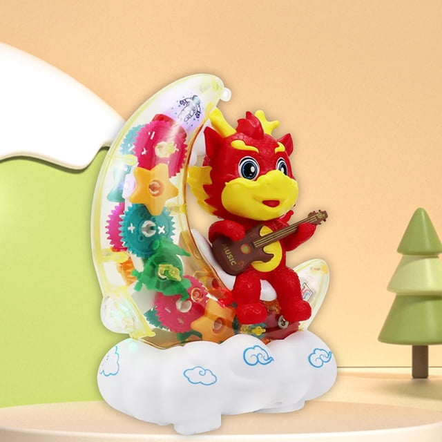 Juguetes transparentes luminosos, juguetes para bailar y correr, regalos de cumpleaños, juguetes eléctricos, juguetes para gatear para niños a partir