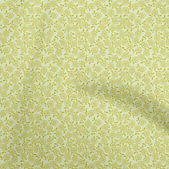 oneOone Viscose Jersey Lime Green Fabric Fruits Pomogranate Diy Clothing Quilting Fabric Print Fabric By Yard 60 Inch Wide