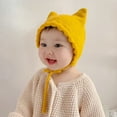 thumbnail image 3 of Yoyauz Baby Knit Winter Cap Baby Newborn Toddler Autumn Cute Earmuff Cotton Lined Beanie Suitable for Boys and Girls, 3 of 10