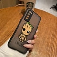 thumbnail image 3 of Matte Case for Huawei NOVA Y70 10 9 8SE 8 7SE 7I 7 6 5I 5 3I 4G 5G Hard PC Case Funda Coque Capa Shell Cover Marvel Comics Groot, 3 of 5