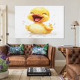 thumbnail image 3 of Canvas Print Happy Duck Canvas Pictures Wall Art Christmas Decorations Canvas Wall Art for Bedroom 24x36inch for Bedroom Living Room Office Decor Unframed Wall Decor, 3 of 8