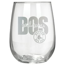 Boston Red Sox Etched 17oz. City Stemless Wine Glass