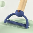 thumbnail image 5 of Pets Grooming Brush Double Sided Undercoat Rake for Short Long Haired Dogs Cats, 5 of 21