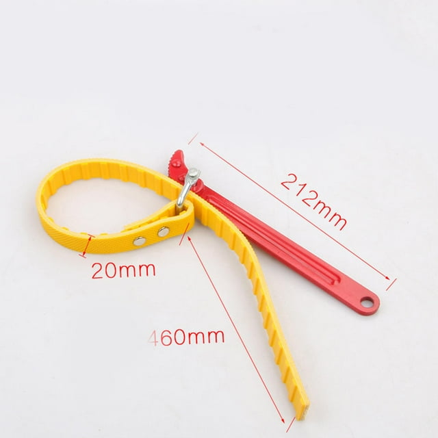 Raindrops 2Pcs Adjustable Oil Filter Wrench Multi Color Belt Style for Automotive and Garage Maintenance