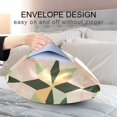 thumbnail image 4 of Yayeee Pillowcase King Size Set of 2 Satin Wrinkle Resistant Pillow Case, Retro Black Stars, 4 of 7