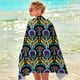 thumbnail image 4 of Toalla de playa de microfibra de 76 x 152 cm | Toalla de viaje ligera, colorida, resistente a la arena y de secado rápido | Manta multiusos para piscina, spa, gimnasio, picnic y camping, 4 of 5