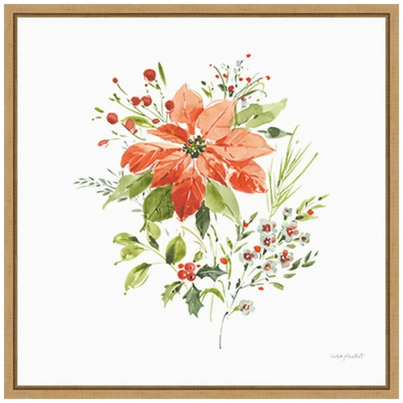 Amanti Art Christmas Forever V Framed Canvas Wall Art Print