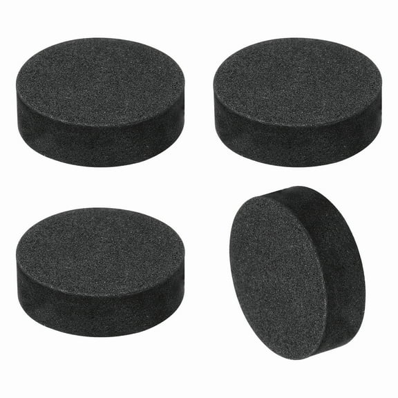 4 Pcs Single Sided Speaker Isolation Feet Pads, 30mmx10mm Foam Base Pad, Black