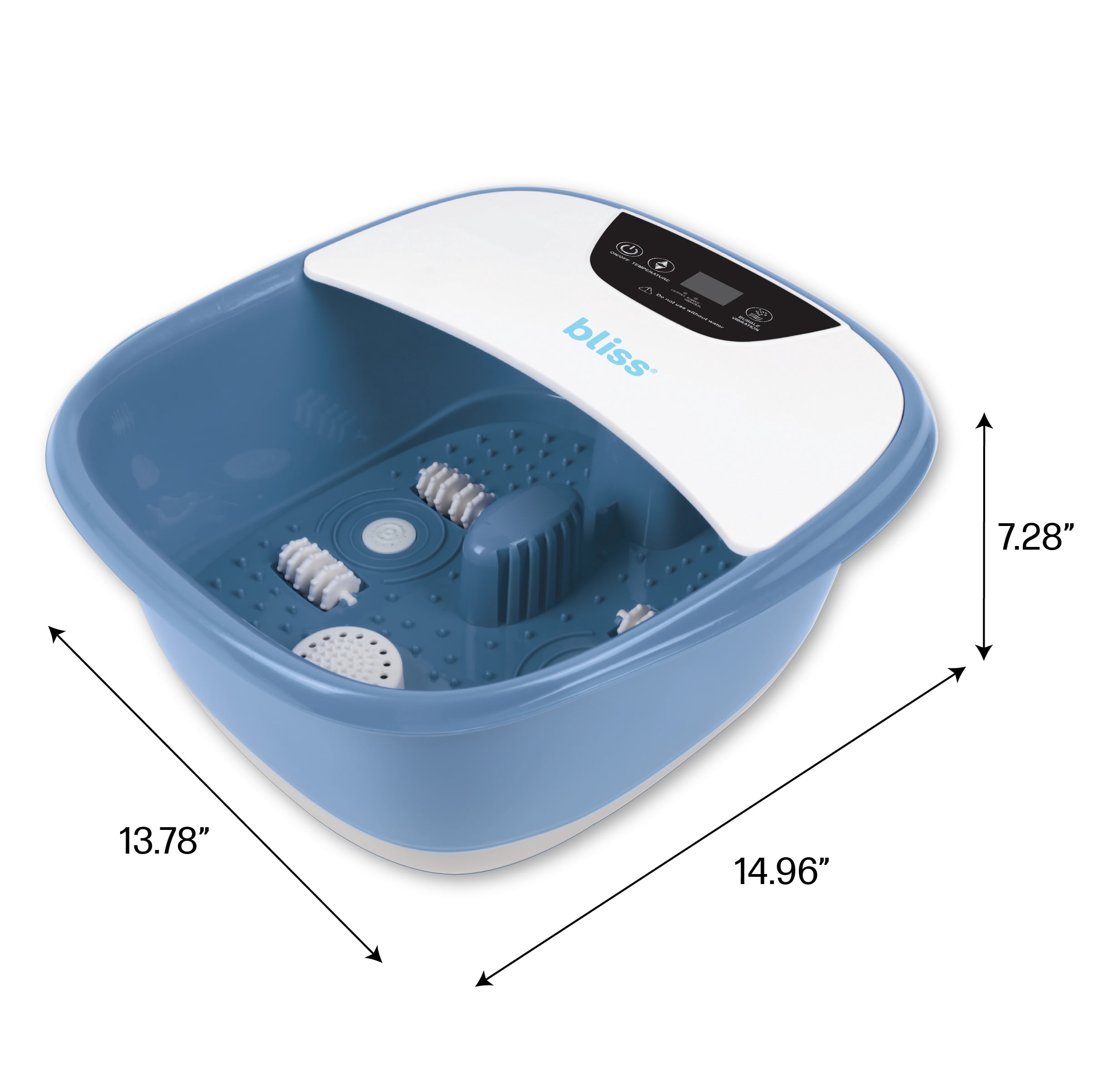 Bliss Massaging Foot Bath with Digital Display