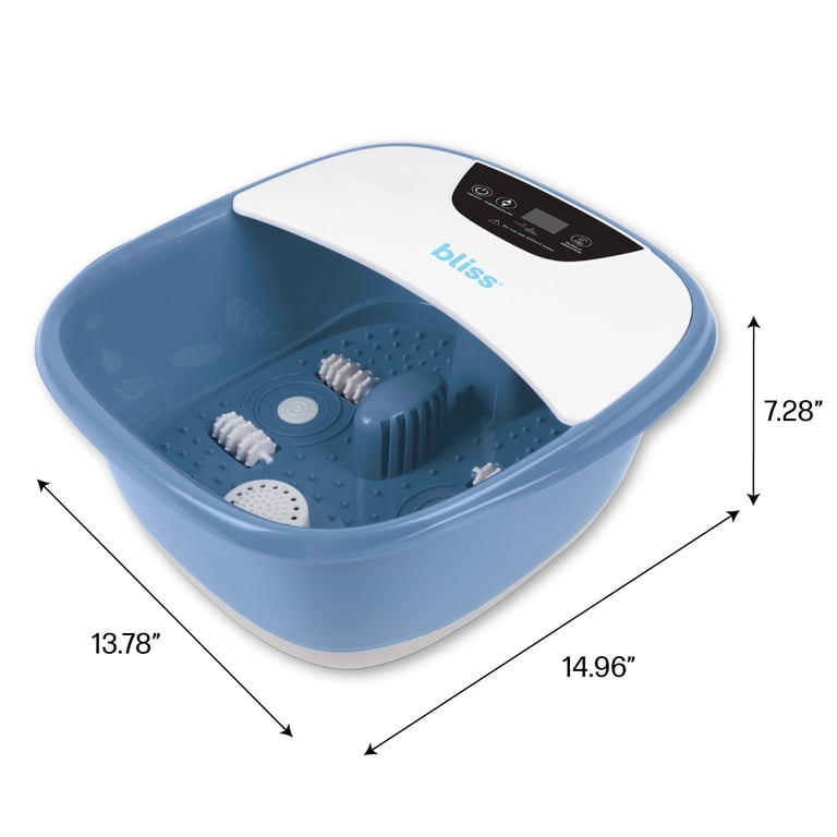 Bliss Massaging Foot Bath with Digital Display - Walmart.com Bliss Massaging Foot Bath with Digital Display - Walmart.com