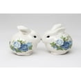 thumbnail image 2 of Ceramic Victorian Easter Bunny Salt and Pepper Shakers Spring Decor Gift for Mom, 2 of 4