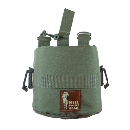 1 qt. Bottle Holster, Foliage Green, Sized for use with the GI 1qt canteen size. This is the best shape for carrying a quart of water bar none. Nalgene produces a very.., By Hill People