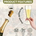 thumbnail image 6 of ACDANC 24Pcs Champagne Flutes Plastic 5 oz Comfortable Grip Disposable Martini Glasses Wedding Decoration Party Cups Style2, 6 of 7