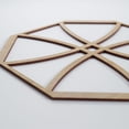 thumbnail image 5 of Ekena Millwork 15 3/8"W x 15 3/8"H x 1/4"T Medium Haswell Decorative Fretwork Wood Wall Panels, Hickory, 5 of 18