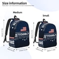 thumbnail image 3 of Lsque Happy Veterans Day Pattern Canvas Daypack, Durable Backpack, High-quality Versatile Backpack,Vintage Compact Backpack-Medium, 3 of 6