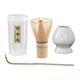thumbnail image 1 of Juego de Matcha Japonés Soporte para Batidor de Matcha Batidor de Matcha para Ceremonia de Matcha Crack Blanco Mate, 1 of 9