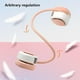 thumbnail image 3 of G02 Hanging Neck Fan 3 Speeds Bladeless Neckband Fan Portable Mini Air Cooler - Pink+White, 3 of 5