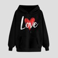 thumbnail image 4 of Fuera Del Hombro Manga Larga Tops para las Mujeres Impreso Sudadera con Capucha Cuello Redondo Sudadera Casual, Invierno Cálido Top para el Club de Trabajo Y el Uso Diario, 4 of 8
