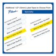 thumbnail image 3 of Flexible Id Tape, 0.47" X 26.2 Ft, Black On White | Bundle of 5 Each, 3 of 5