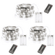 thumbnail image 1 of Paquete de 3 cuerdas de luces de hadas con pilas con control remoto, 10 pies 30 LED, para jardines, 1 of 5