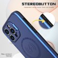 thumbnail image 2 of Cover For iPhone XR, Case with Kickstand,MagSafe Compatible Case with Built-in Camera Cover,Slim Shockproof Dustproof Case Cover, blue, 2 of 7