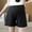 Black, variant on pstuiky Maternity Shorts for Women Plus Size Cotton Shorts Leggings for Pregnant Women Anti-Slip Comfort Fit Plus Size Maternity Shorts