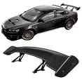 thumbnail image 2 of Ikon Motorsports Trunk Spoiler Compatible with Honda Civic Accord 57 Inch Black ABS GT Style JDM, 2 of 6