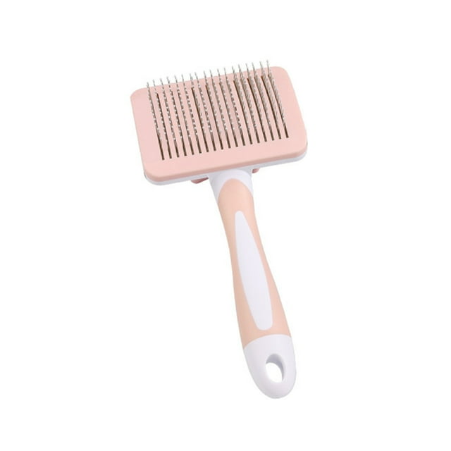 EGNMCR Bathroom Accessories Pet Grooming Brush Double Sided Shedding And Dematting Undercoat Rake Comb For Dogs And Cats Extra Wide Dog Grooming Brush Dog Shedding Brush cat Grooming Brush