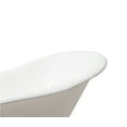 Cast Iron Tub, Faucet and Tray Set 67" RH5420CHCH100