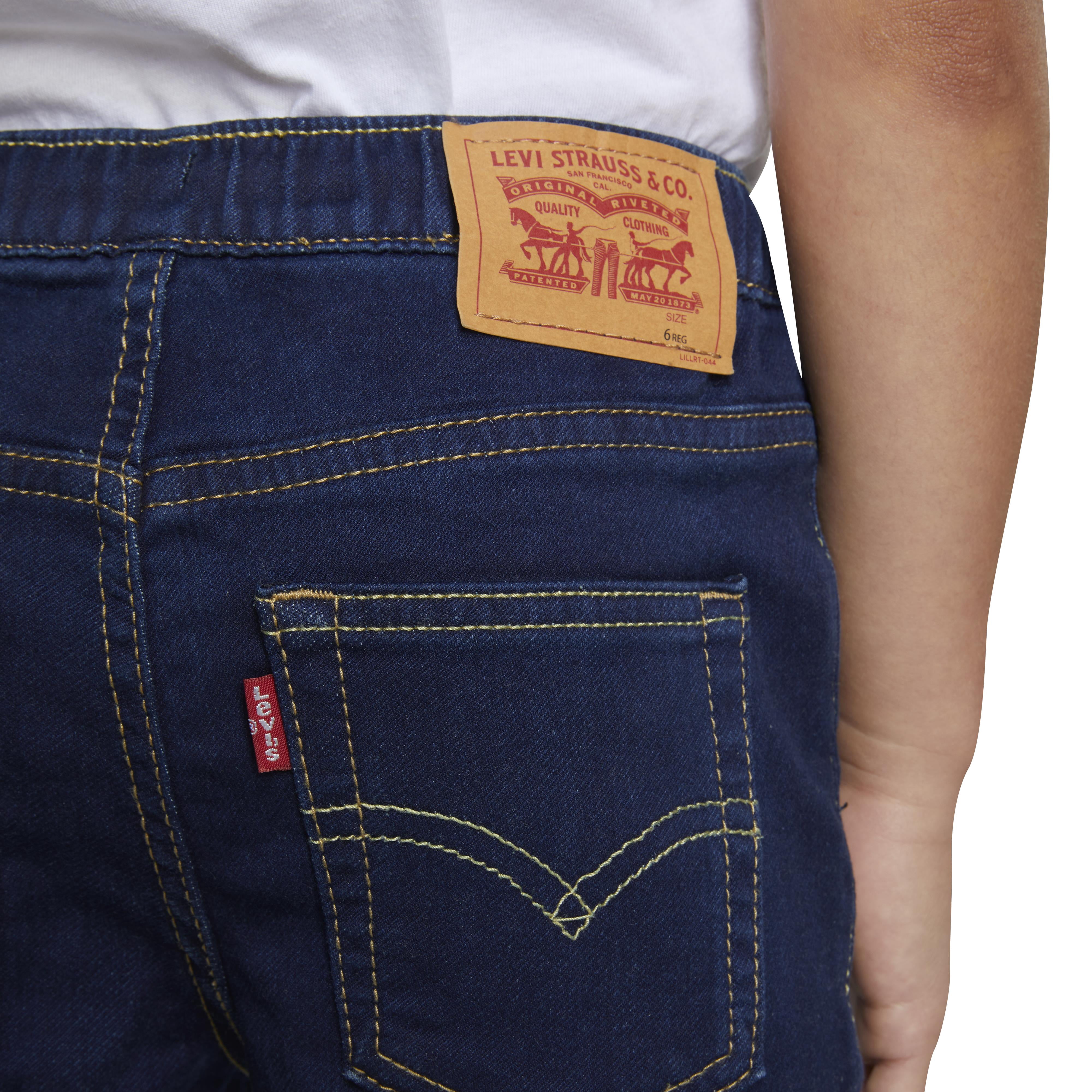 Levi's Boy's 510 Skinny Pull On Jeans, Eco-Friendly Stretch Denim, Sizes 5
