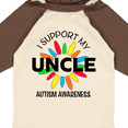 thumbnail image 4 of Inktastic I Support My Uncle Autism Awareness Boys or Girls Long Sleeve Baby Bodysuit, 4 of 5
