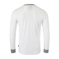 thumbnail image 4 of ZIMEGO Men's Long Sleeve Contrast Button Placket Neck Cuffs Casual Henley Shirts, 4 of 4