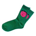 thumbnail image 1 of FhsagQ Socks Womens Socks with Robe Women's Casual Funny Abstract Cartoon Socks and Cute Mid Length Socks Women's Socks Plus Size Set Socks for Women Crotch Less Green One Size, 1 of 3