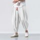 thumbnail image 1 of Pantalones largos para hombre, informales, para uso diario, para exteriores, playa, holgados, ligeros y transpirables, de poliéster., 1 of 3