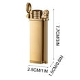 thumbnail image 3 of DcGZvy Windproof Torch Lighter Outdoor Lighter, Cigarettes Lighter Cigars Lighter, Pocket Lighters Metal Fireplace Lighter, 3 of 9
