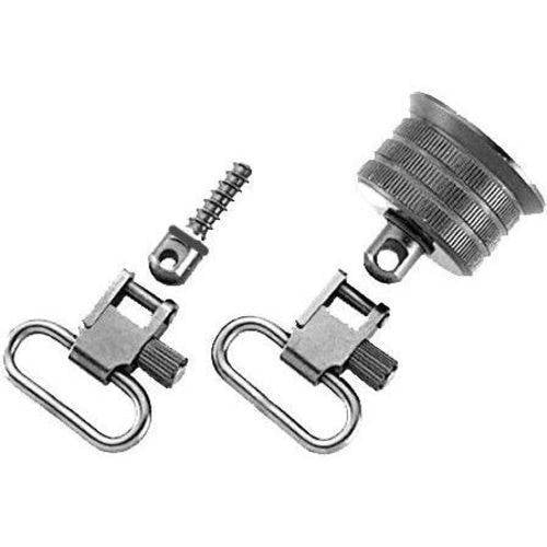Uncle Mikes MACHINE SCREW THREADED SLING SWIVEL BASE only 5/8 inch LONG SHAFT 